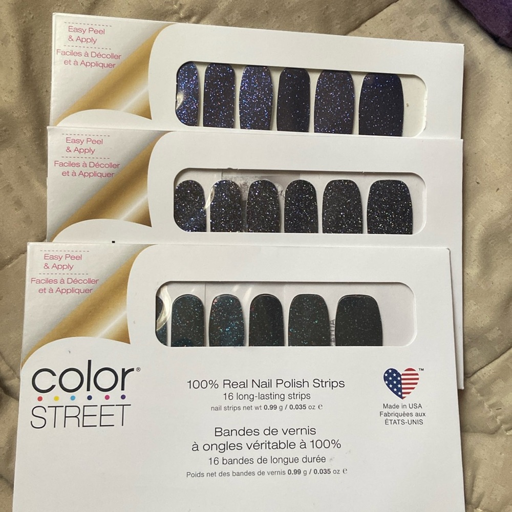 Color street nail glitter bundle